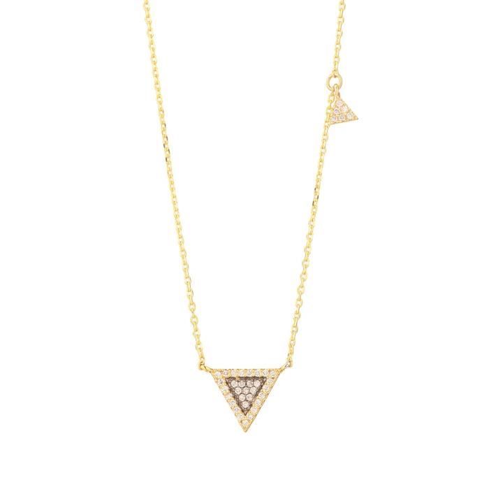 MY MUST Collier Métal et Oxydes de Zirconium Femme