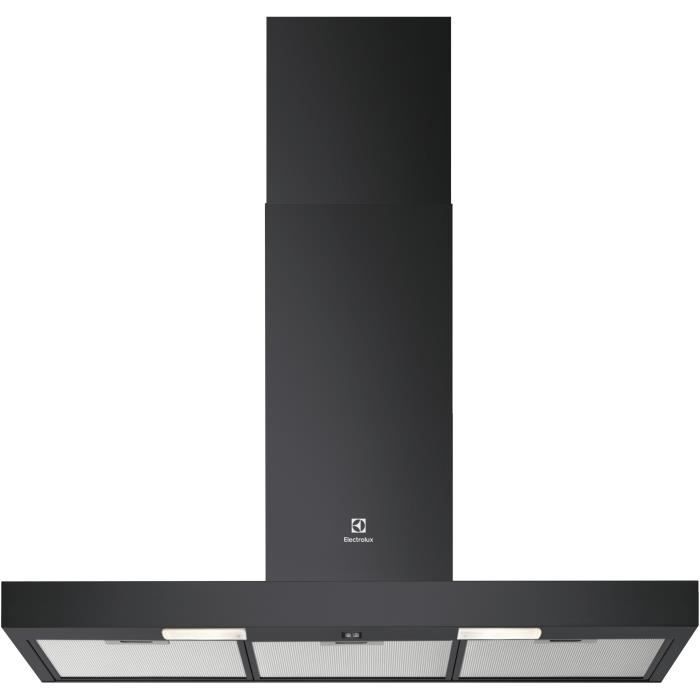 ELECTROLUX EFT39K - Hotte décorative murale - Evacuation et recyclage - 295m3/h - L90cm