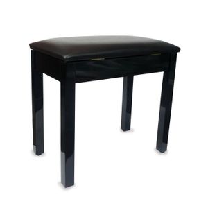 DELSON 104-3BK Banquette piano avec coffre ? partitions - Noire