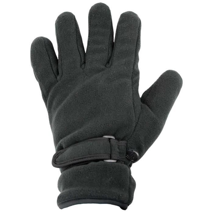 HIGHLANDER Gants Polaire Isolés Utah Homme Noir