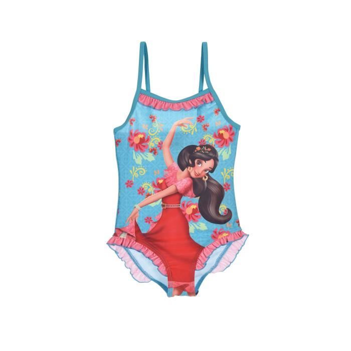 ELENA D'AVALOR Maillot de Bain 1 Pièce Bleu Enfant Fille