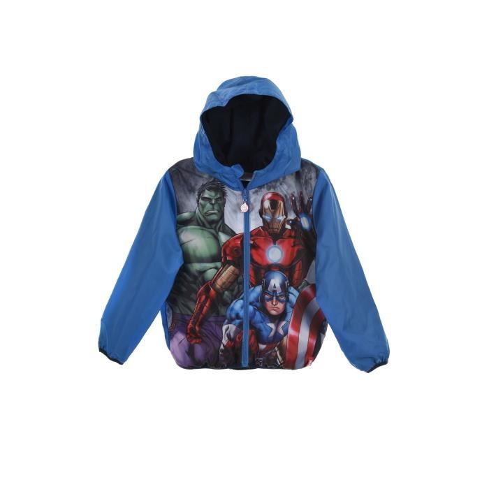 AVENGERS Blouson Coupe-vent Bleu Garçon