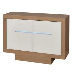 OKLAHOMA Bahut 120 cm - Blanc