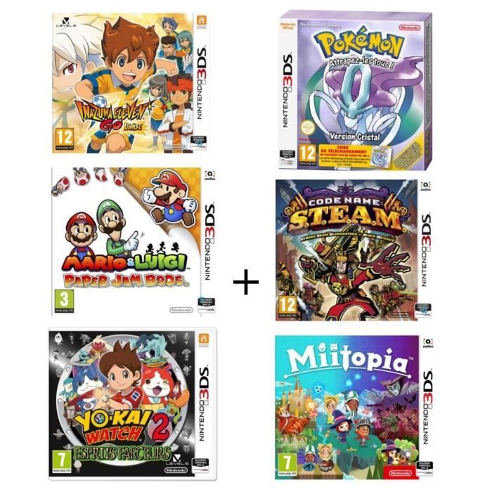 Pack 6 jeux 3DS