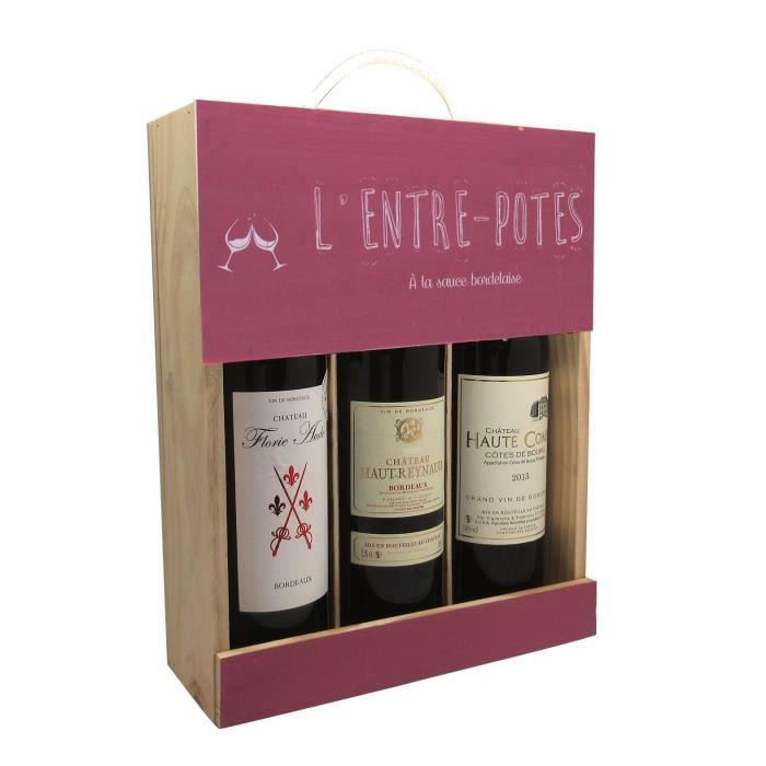 Coffret 3 bouteilles Vin \