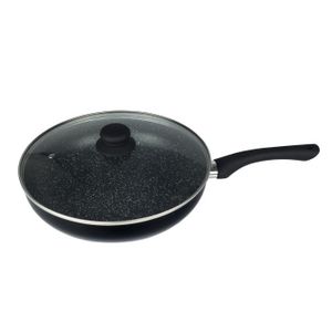 FINLANDEK Sauteuse + couvercle 28 cm noir
