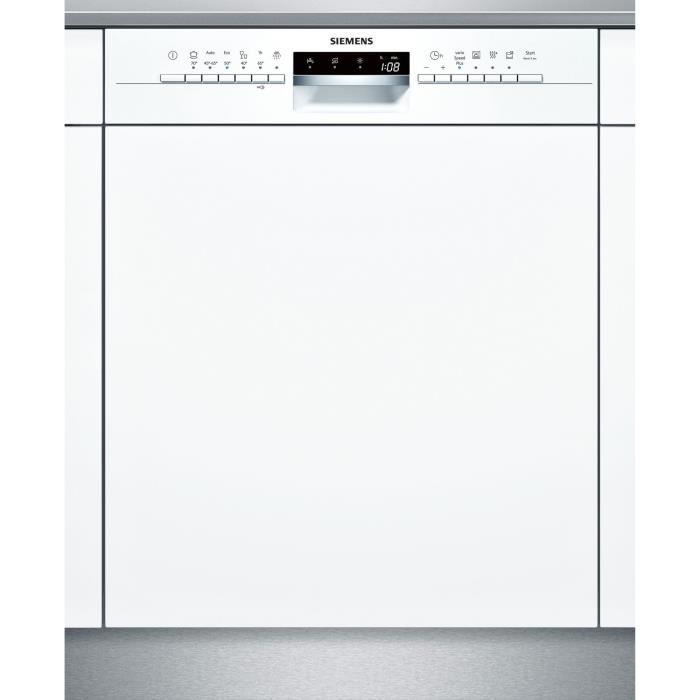SIEMENS SN536W03ME - Lave vaisselle encastrable - 14 couverts - 44dB - A++ - Larg 60cm - Moteur induction