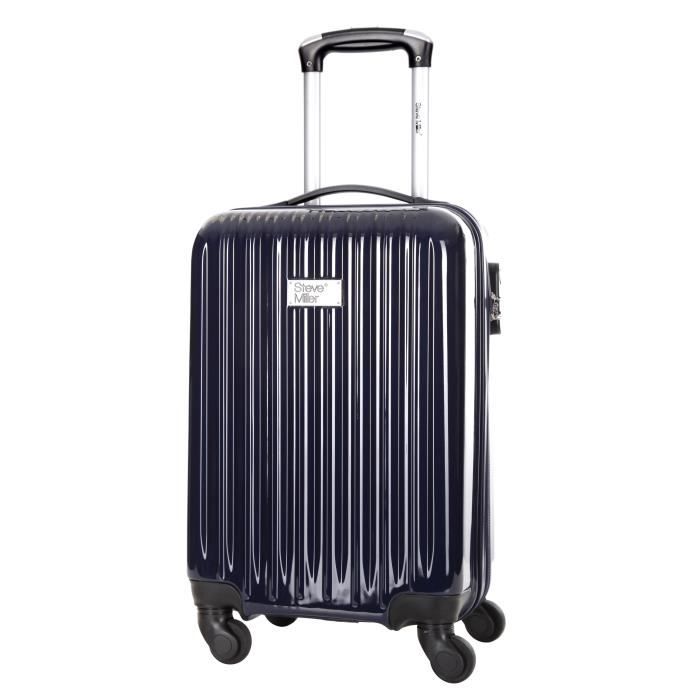 STEVE MILLER - EAGLE Valise Cabine Rigide 4 Roues - Marine
