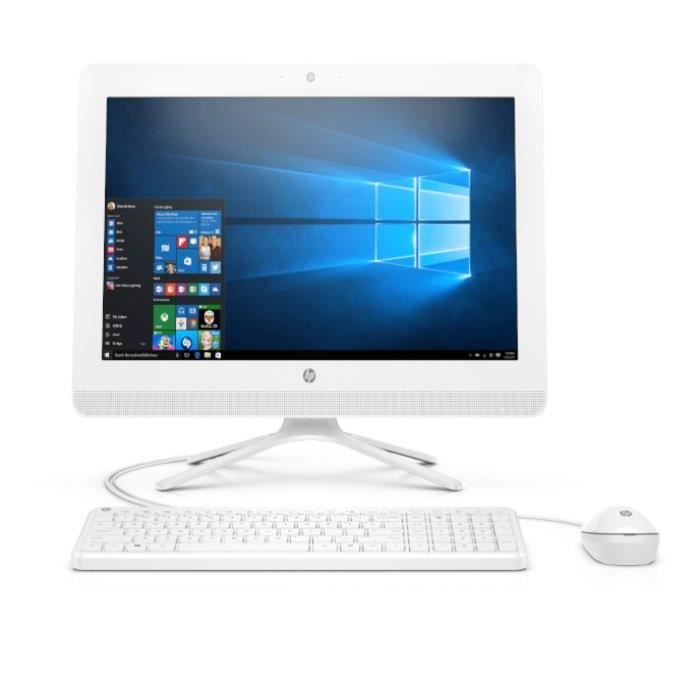 Ordinateur Tout-en-un - HP 20-c403nf - 19,5 pouces FHD - AMD E2 9000 - 4Go de RAM - Disque Dur 2To HDD - AMD Radeon R2 - Windows 10
