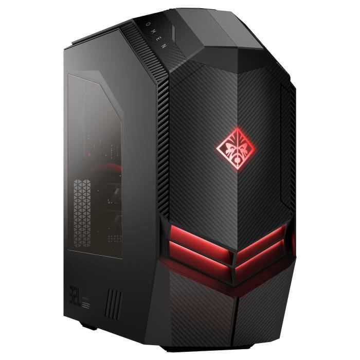 HP PC Bureau Gamer OMEN 880-563nf - Intel Core i7-8700 - RAM 32 Go - HDD 2 To + SSD 512 Go - NVIDIA RTX 2080 8 Go - DVD - Windows 10