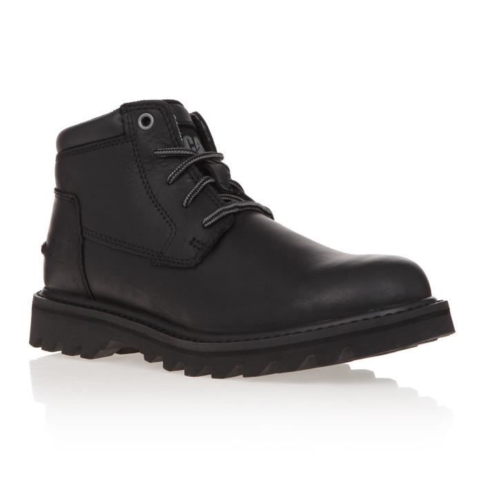 CATERPILLAR Bottines en cuir Doubleday - Homme - Noir