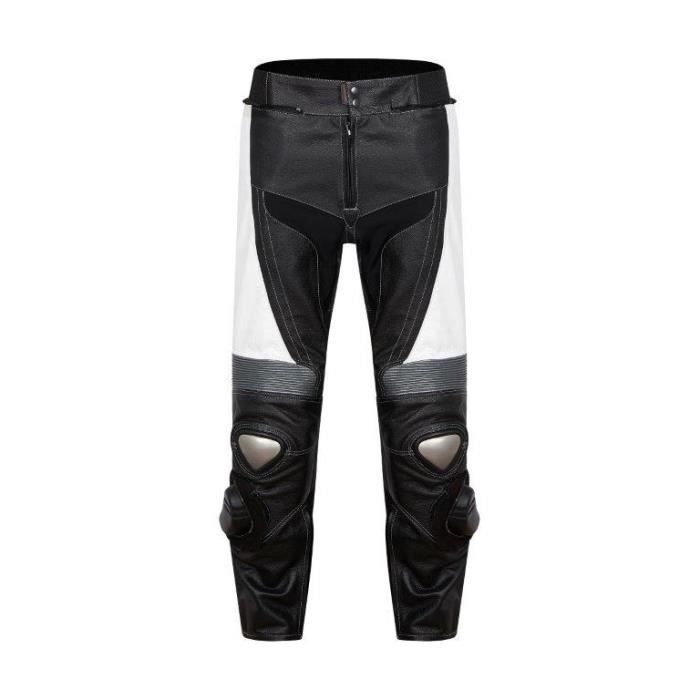 RIDER-TEC Pantalon en cuir pour combinaison 2 pièces (Assortie au blouson RT1003JA)