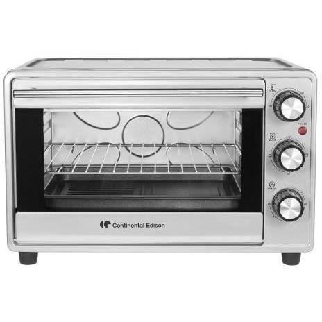 CONTINENTAL EDISON CEMF23S6 - Mini four - 23L - 1600W - Silver