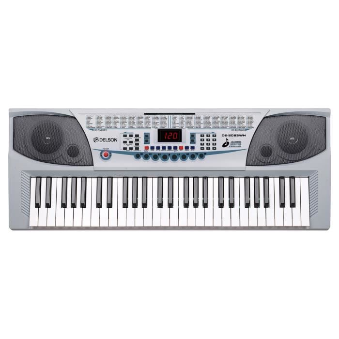 DELSON Clavier 54 touches JK-2083 gris