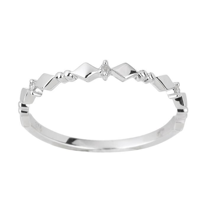 MONTE CARLO STAR Alliance Byzantine Or Blanc 375° Femme