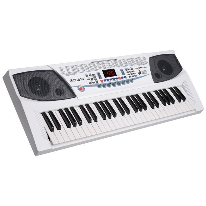 DELSON Clavier 54 touches JK-2083 blanc