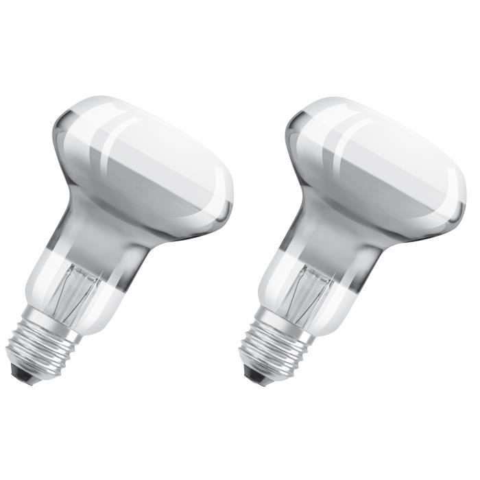 OSRAM Lot de 2 Ampoules Spot LED R63 E27 5 W équivalent à 46 W blanc chaud