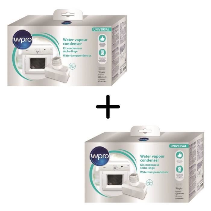 PACK WPRO UCD003 Condenseur universel pour sèche-linge X2