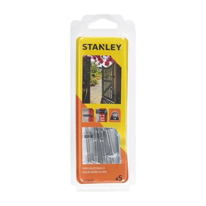 STANLEY Kit murs pleins prêt à installer pour portillon STF78103-XJ