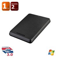 Toshiba STOR.E BASICS 2.5 1000 Go Noir   Achat / Vente DISQUE DUR