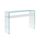 CLEAR Console style contemporain en verre trempé t