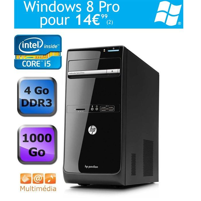 HP Pavilion P6 2163ef Desktop PC   Achat / Vente UNITE CENTRALE HP