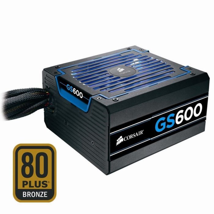 Alimentation PC 600 Watt   Certifié 80PLUS Bronze   Ventilateur 140mm