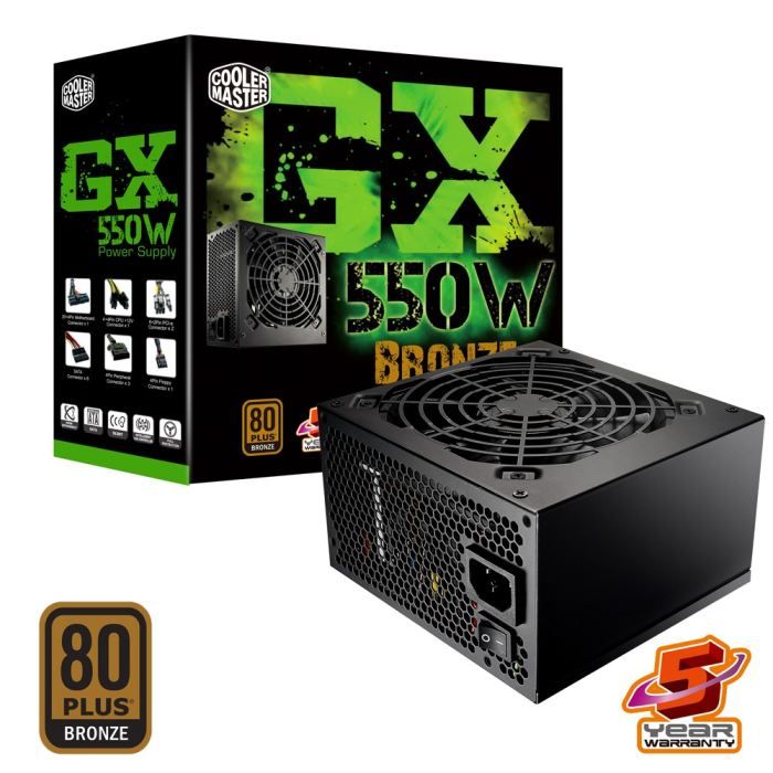 Cooler Master GX 550W Bronze   Achat / Vente ALIMENTATION INTERNE