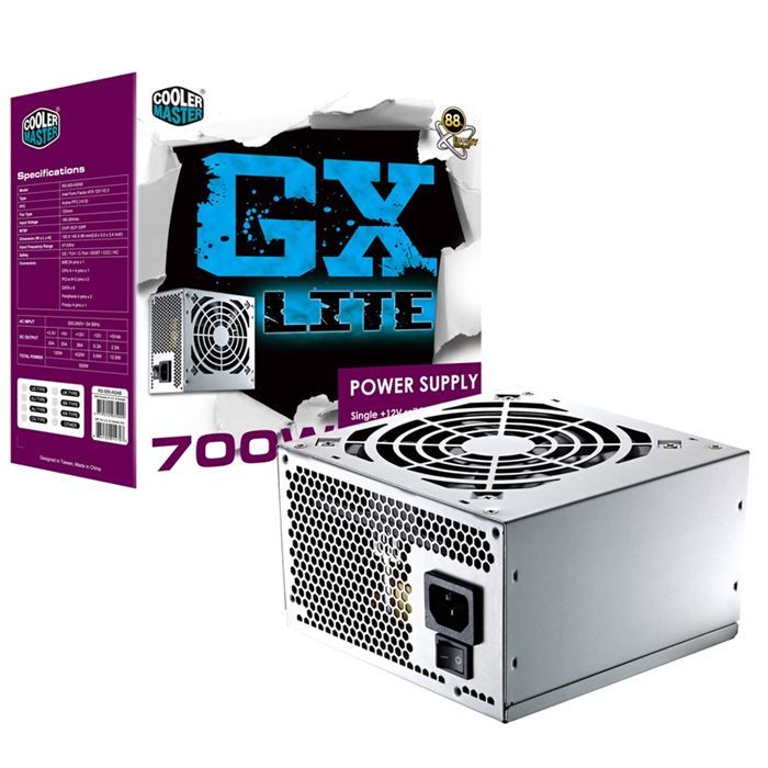 Alimentation 700W   Compatible ATX12V v2.3 et EPS v2.91   Ventilateur