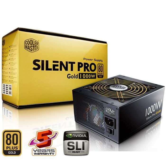 Alimentation PC 1000 Watt   Ventilateur 135 mm Ultra silencieux