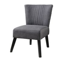 FAUTEUIL NOA Fauteuil crapaud - Tissu gris anthracite - Boi FAUTEUIL NOA Fauteuil crapaud - Tissu gris anthracite - Boi