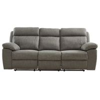 CANAPÉ - SOFA - DIVAN ANDREW Canapé de relaxation droit 3 places - Tissu CANAPÉ - SOFA - DIVAN ANDREW Canapé de relaxation droit 3 places - Tissu