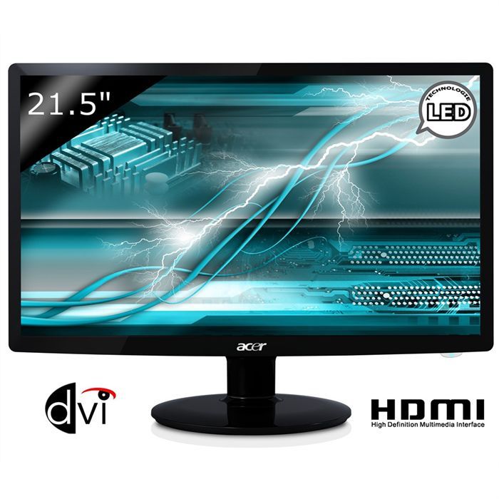 Acer S221HQLbid 21.5 LED   Achat / Vente ECRAN PC Acer S221HQLbid 21