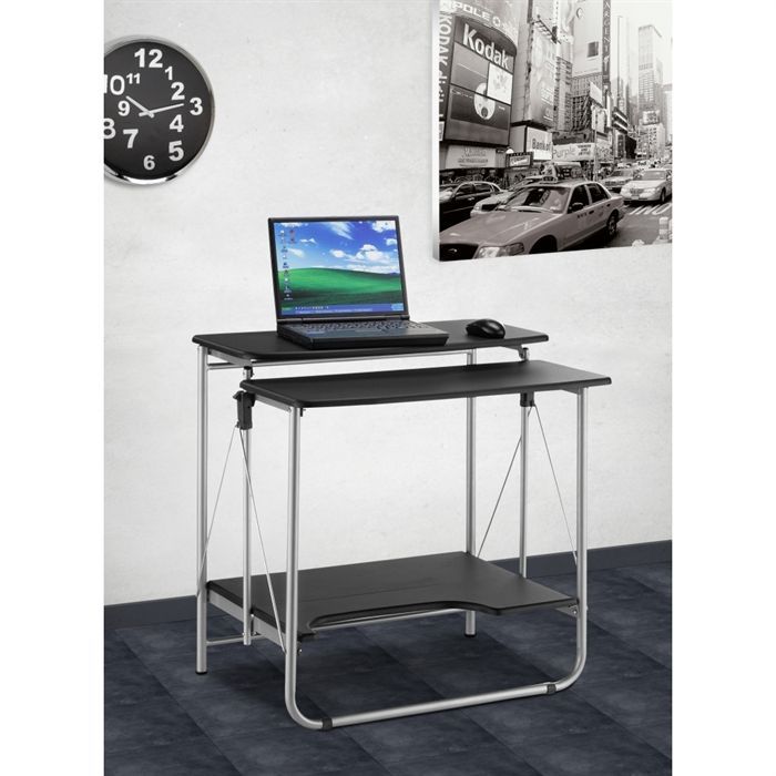 Bureau Pliant BU83 noir   Achat / Vente BUREAU Bureau Pliant BU83