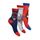 SPIDERMAN Lot de 3 Paires de Chaussettes Sérigraph