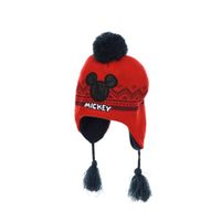 GANT - MITAINE MICKEY Ensenble Gants et Bonnet péruvien Rouge Enf GANT - MITAINE MICKEY Ensenble Gants et Bonnet péruvien Rouge Enf