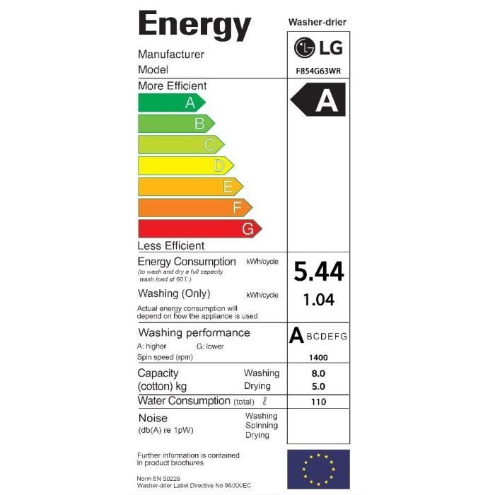  F855G64WR-Lave linge séchant frontal-Lav3
