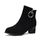 Oaleen Bottines hiver femme élégante suède talon m