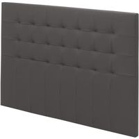 TÊTE DE LIT Tete de lit Ted capitonnée simili Argile L. 150 TÊTE DE LIT Tete de lit Ted capitonnée simili Argile L. 150