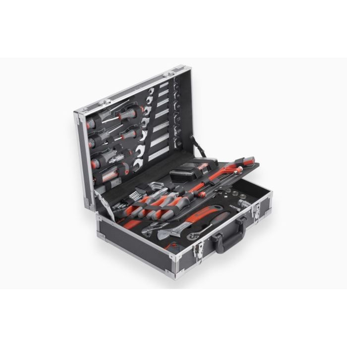 MEISTER Mallette à outils aluminium 116 pièces