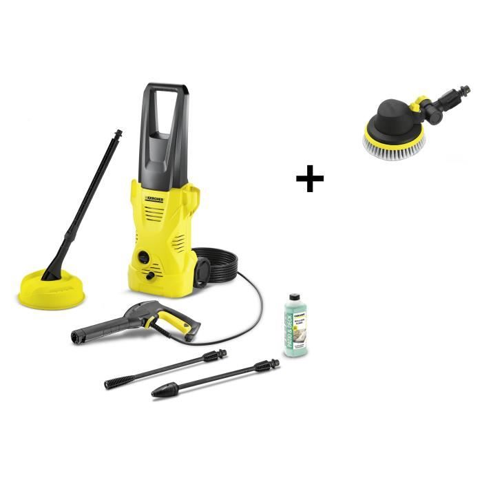KARCHER K2 Home 110 bars avec brosse terrasse et brosse auto offerte