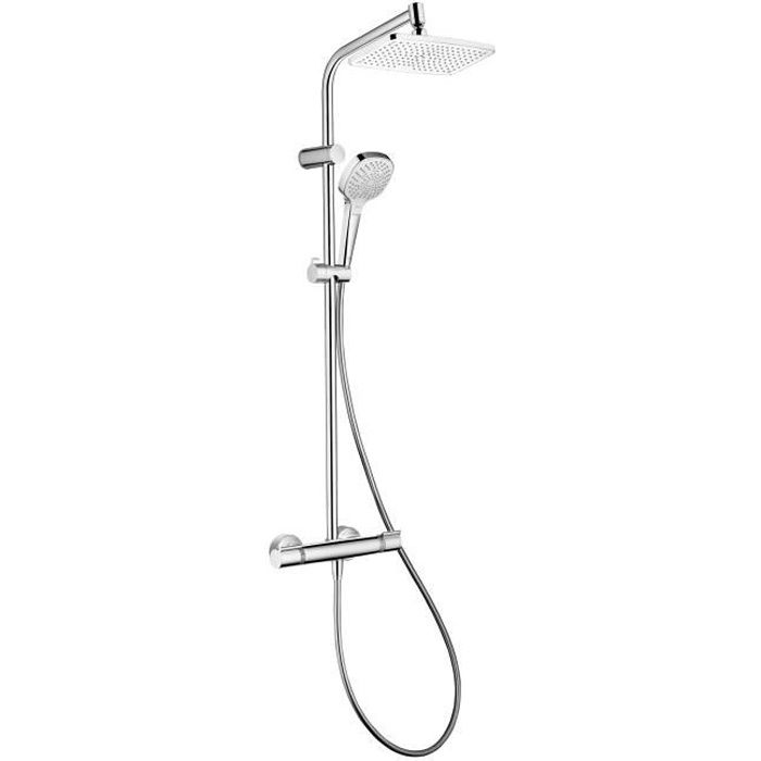HANSGROHE Colonne de douche avec robinet mitigeur thermostatique Showerpipe MySelect E 240