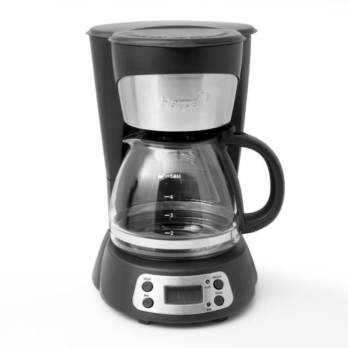 HARPER HCM750N Cafetière filtre programmable - Noir