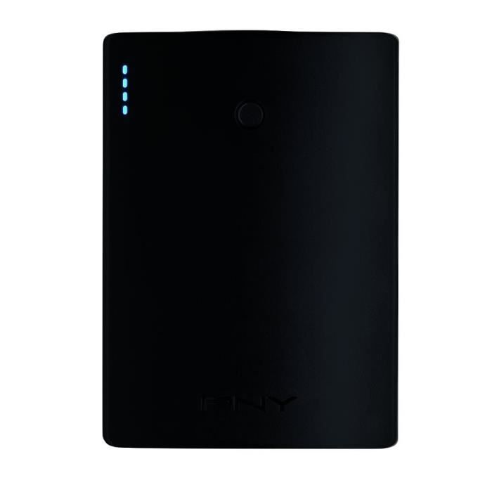 PNY Batterie Externe 10 400 mAh Rechargeable pour Smartphone Noir