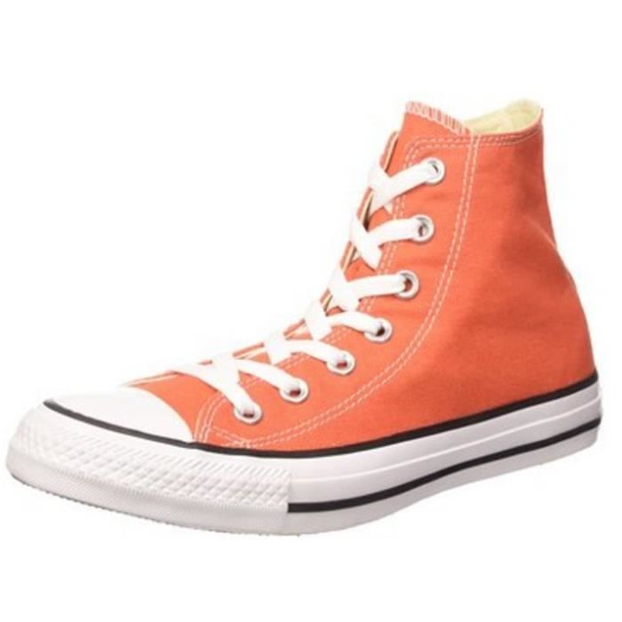 converse orange montante