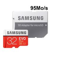 CARTE MÉMOIRE Carte mémoire micro SD SDHC Samsung 32Go EVO plus CARTE MÉMOIRE Carte mémoire micro SD SDHC Samsung 32Go EVO plus