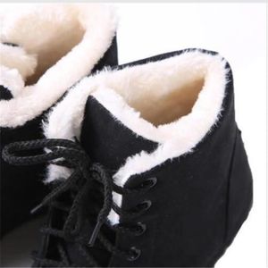 BOTTINE Femme Neige Bottine Bottes Hiver Chaud Fourrure