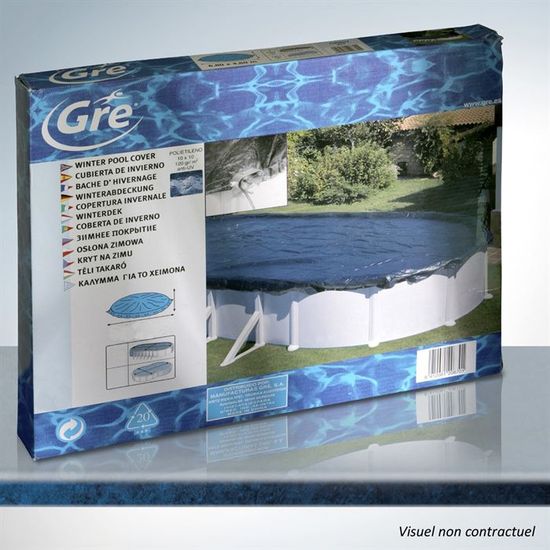 Gre Bâche Hivernage Piscine Ronde ø 400 100grm² Achat Vente