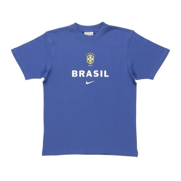 NIKE T-shirt Brasil Hero Junior - Bleu