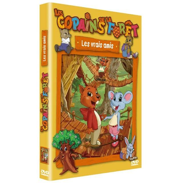 Les Copains De La Forêt Personnages DVD Les copains de la forêt : les vrais amis en dvd dessin animé pas